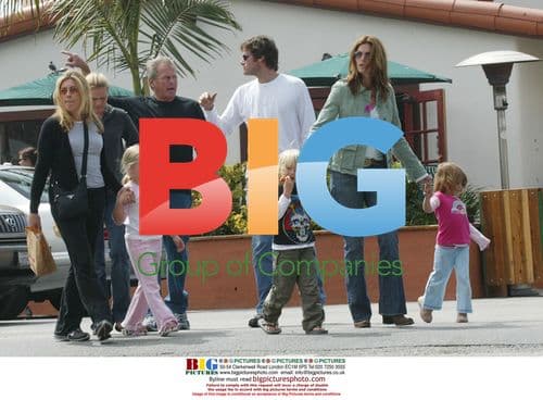 Cindy Crawford and Family in Malibu