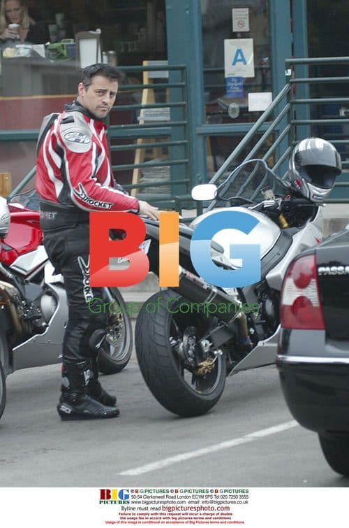 Matt LeBlanc Biking with Friends in Malibu