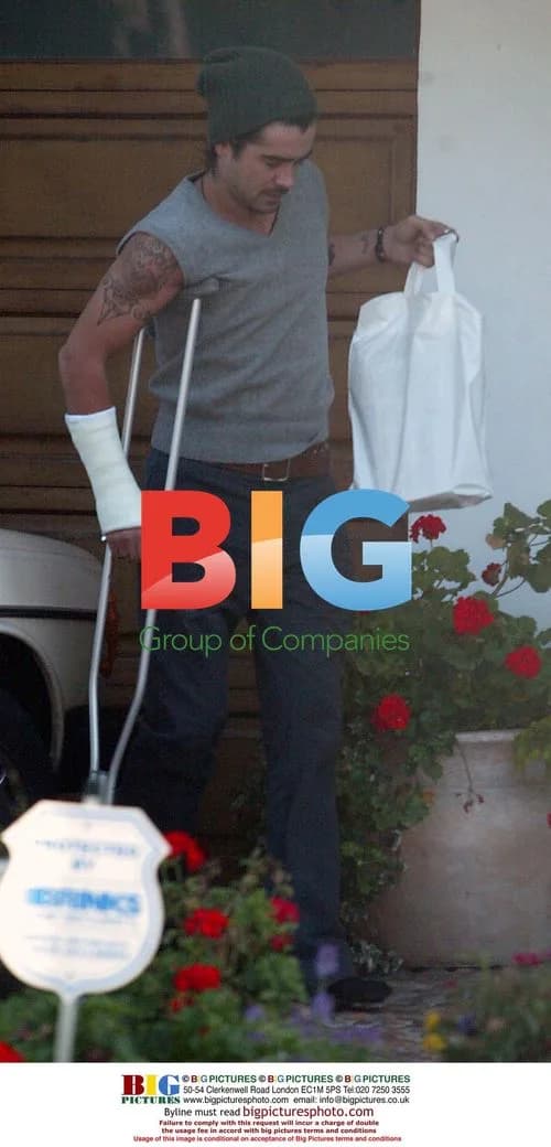 Colin Farrell Spotted Hobbling With One Crutch