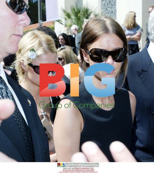 Paris and Nicky Hilton at Marilyn Hilton's Funeral