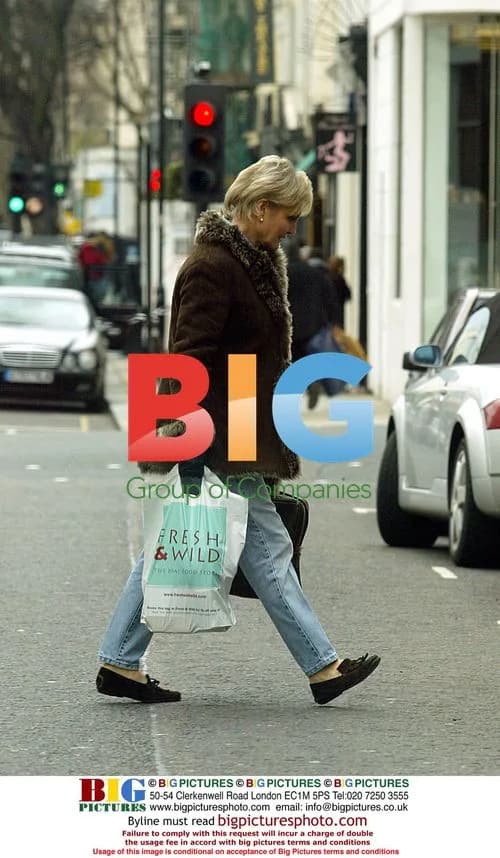 Angela Rippon Shopping in London