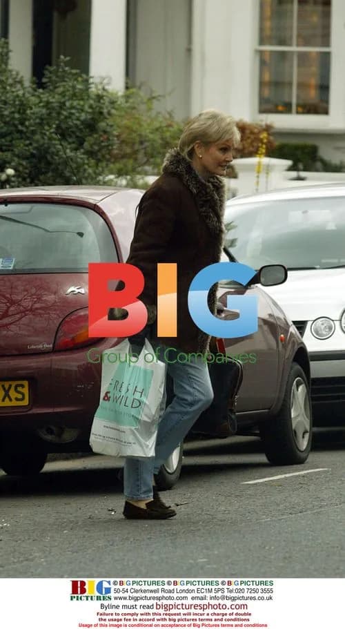 ITV News Reader Angela Rippon Shopping in London
