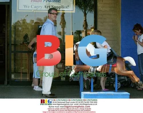 Pierce Brosnan and son Paris in Malibu