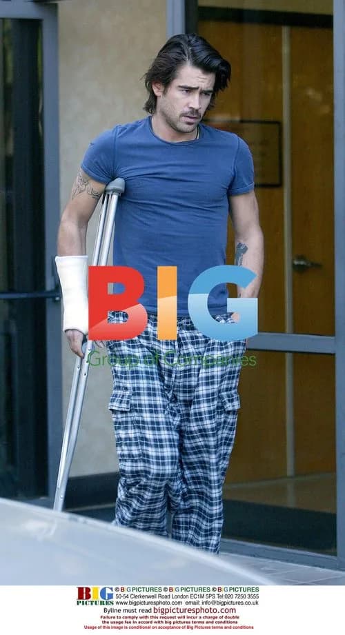 Colin Farrell visits doctors in Malibu