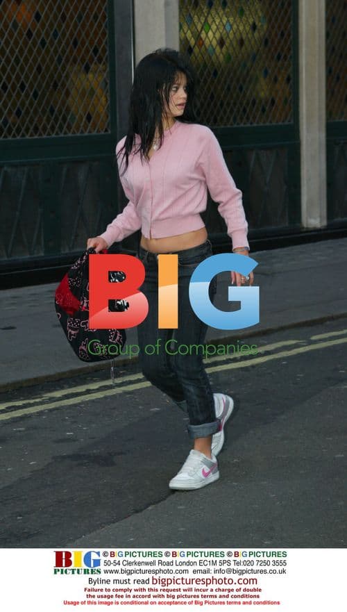 Bob Geldof and Family Leaving the Ivy