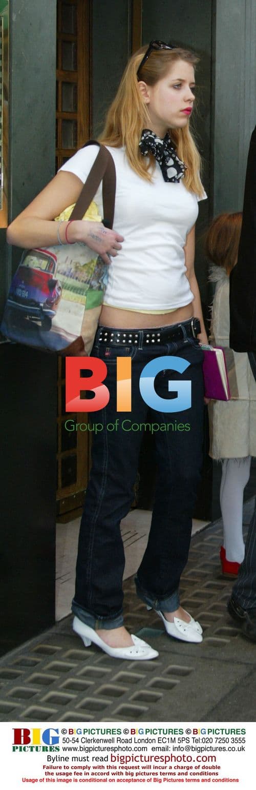 Bob Geldof and Family Leaving The Ivy