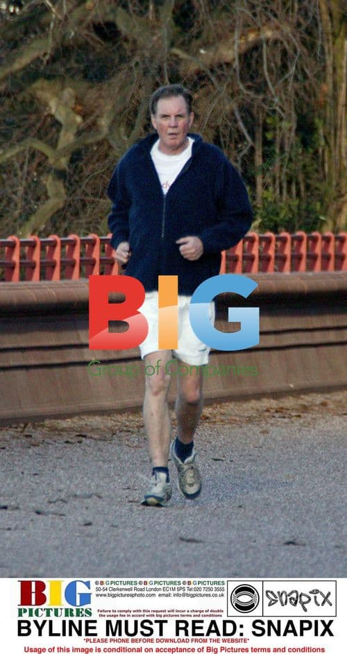 Politician Jonathan Aitken Running in London