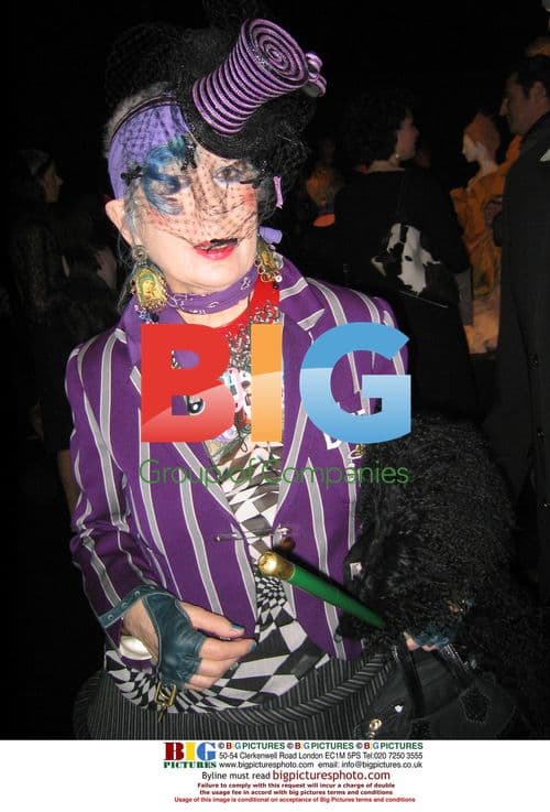 Anna Piaggi at Vivienne Westwood Exhibition