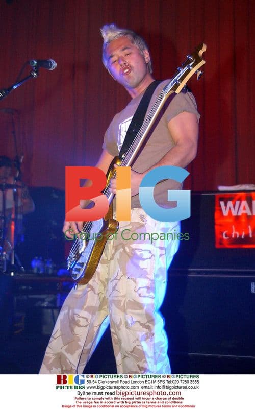 Taka Hirose of Feeder plays at Carlings event