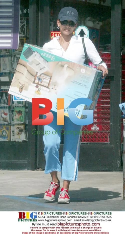 Halle Berry Shops for Cat Litter