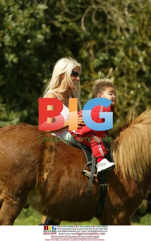Jordan horse riding with son