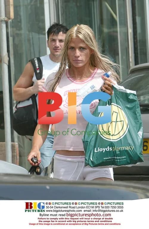 Model Jordan and Singer Peter Andre at Brighton Hotel
