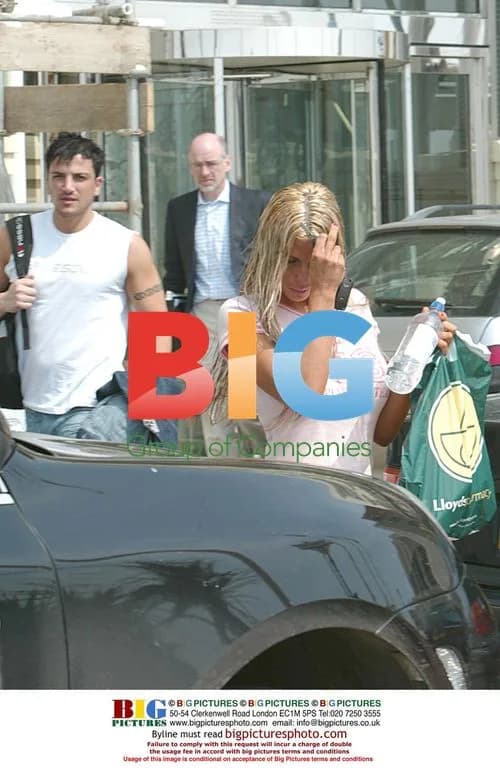 Jordan and Peter Andre at Brighton Hotel