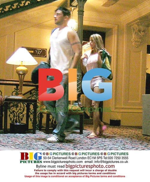 Jordan and Peter Andre at the Grand Hotel