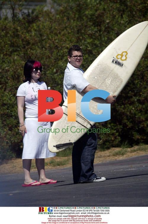 Jack Osbourne and Girlfriend at Malibu Beach