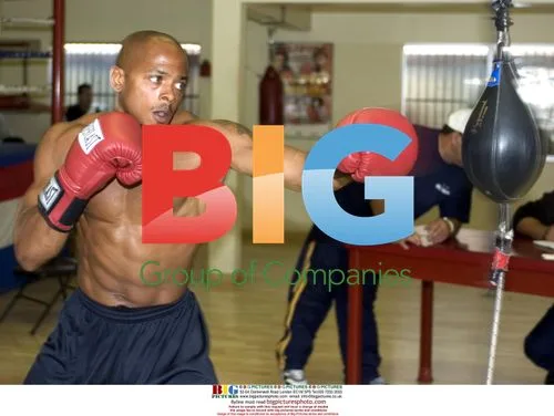 Boxer DAKS BLANKS auditioning for TV show