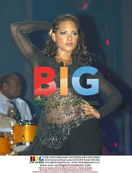 Alicia Keys performs at Prince's Trust festival