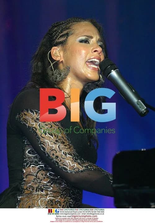 Alicia Keys Performing at Prince's Trust Urban Music Festival