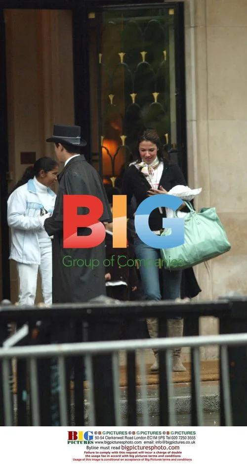 Luciana Morad and son Lucas out shopping in Paris