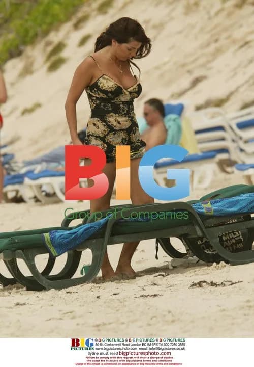 Model Coralie on Caribbean Holiday