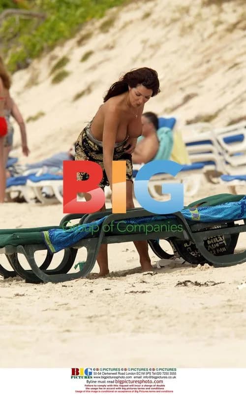 Model Coralie on Caribbean Holiday