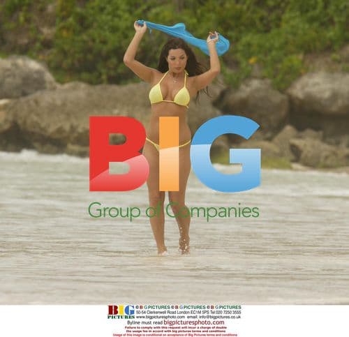 Model Coralie in Caribbean Vacation