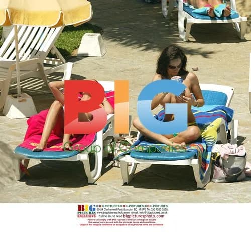 Models by pool in Tenerife