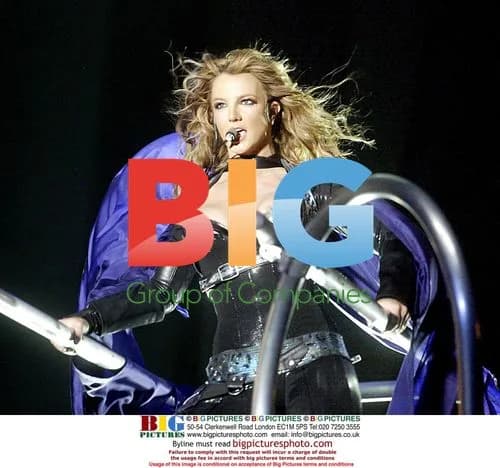 Britney Spears Performing in Concert in Stockholm