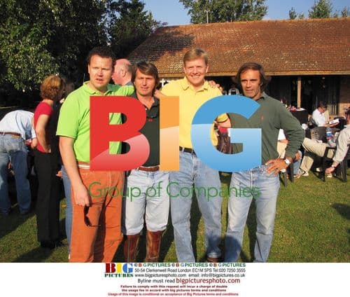 Prince William Alexander and friends at polo match