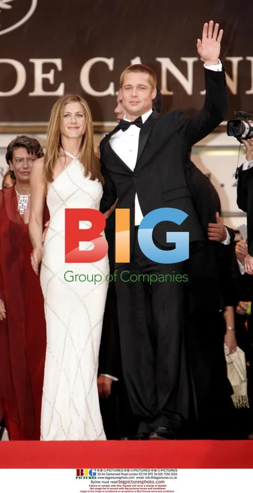 Jennifer Aniston & Brad Pitt at 'Troy' Cannes