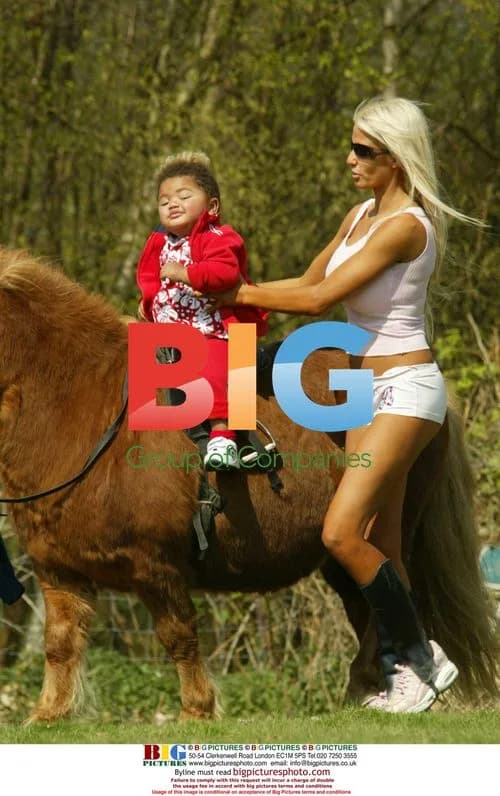 Jordan and son horse riding