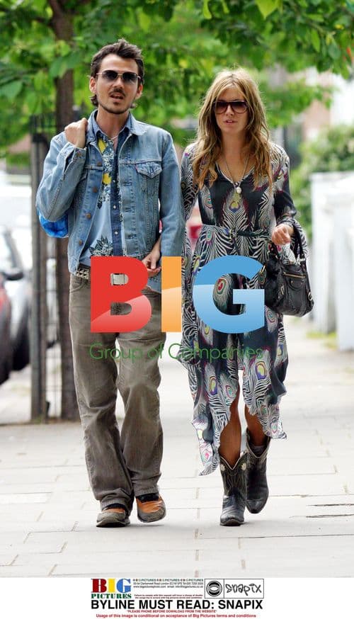 Matthew Williamson and Sienna Miller in London