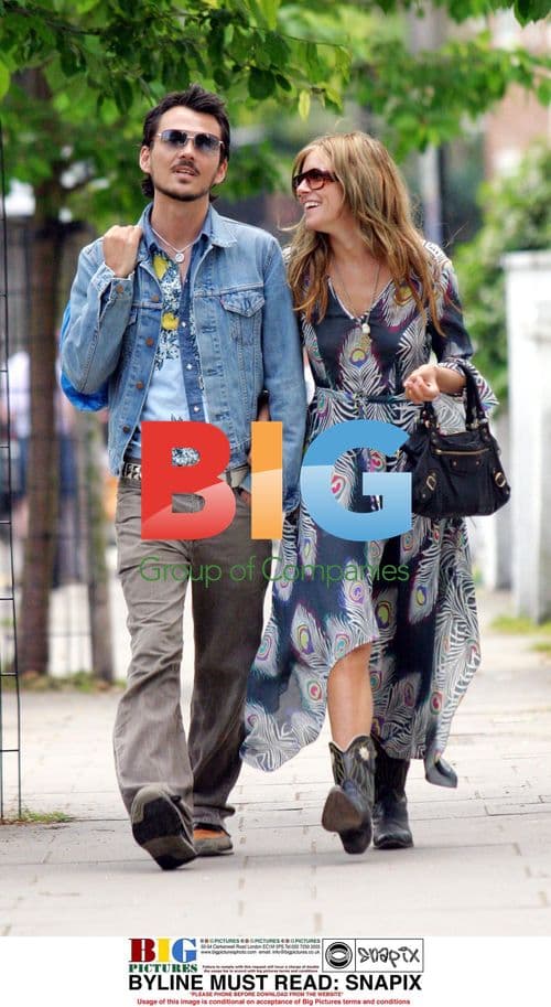 Matthew Williamson and Sienna Miller in London