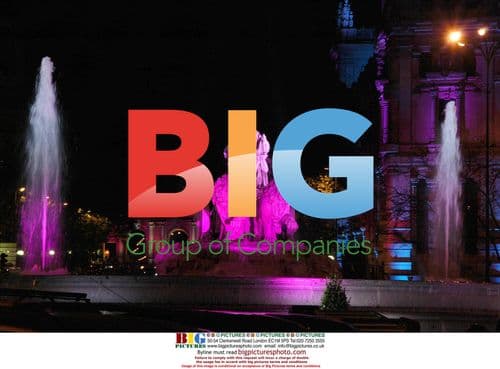 Madrid Monuments Lit for Royal Wedding