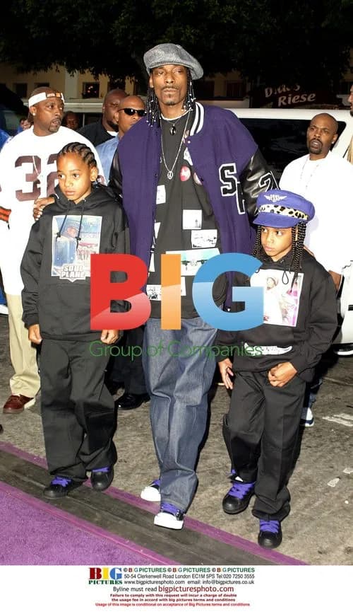 Snoop Dog and Kids at Soul Plane Premiere