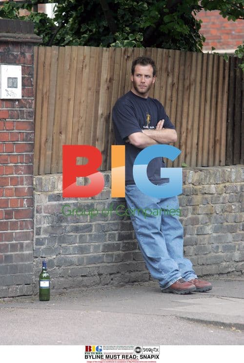 Ex-member Jason Brown with wine in London