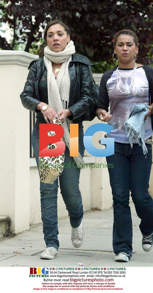 Miquita Oliver Out with Friends in London