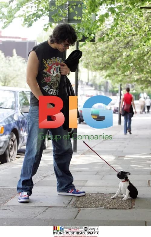 Jeremy Edwards and Molly the Pugg Dog