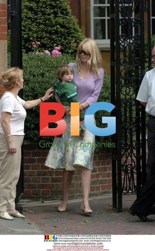 Claudia Schieffer with son Casper