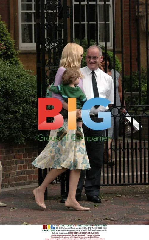 Claudia Schieffer and son Casper in Notting Hill