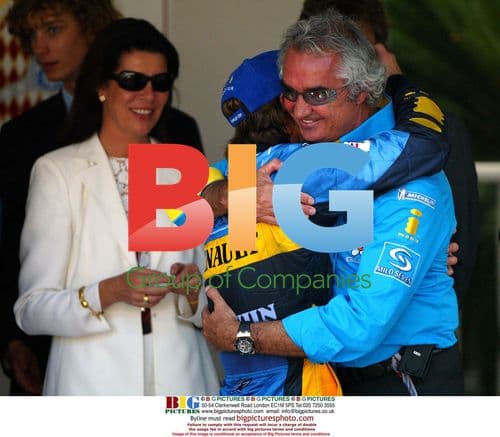 Jarno Trulli Celebrates First F1 Win in Monaco