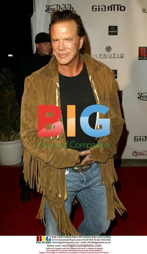 Mickey Rourke at Christian Audigier's Birthday