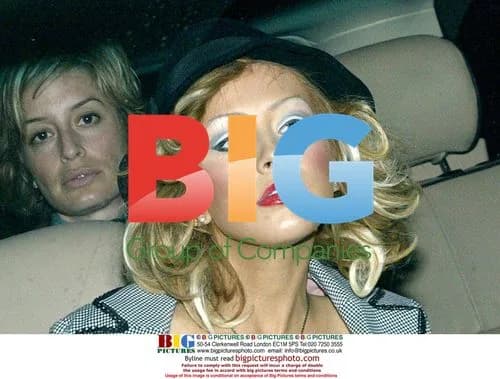 Christina Aguilera Leaves Dinner Date