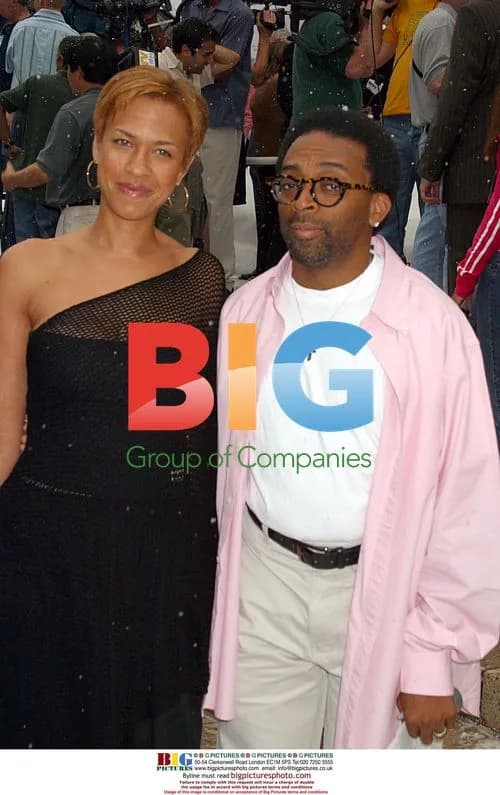 Spike Lee and Tanya Lewis at \"The Day After Tomorrow\" Premiere