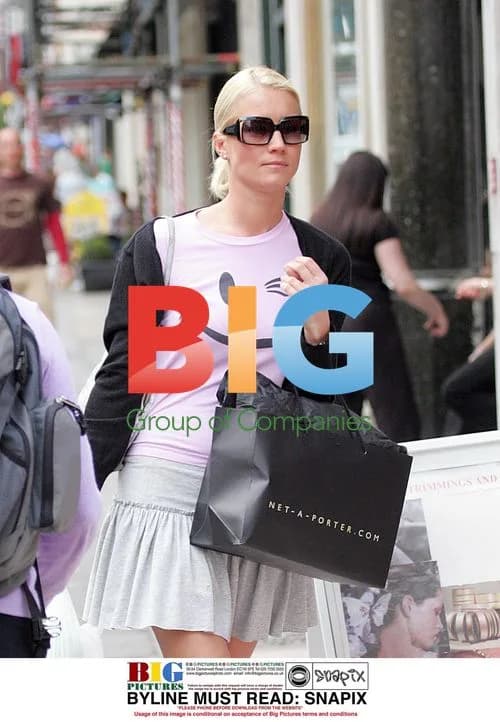 Denise Van Outen Shopping in London