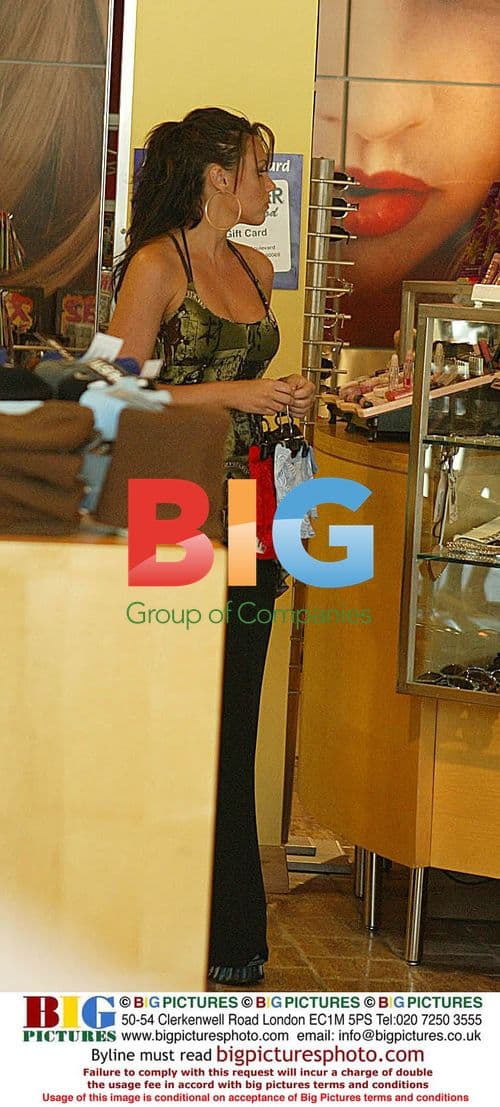 Michelle Heaton and boyfriend Andy Scott-lee shopping