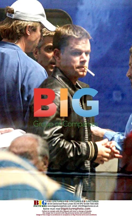 Clooney and Damon Shooting for Ocean 12