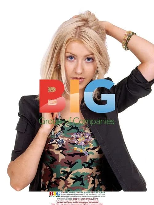 Christina Aguilera in Camo Top