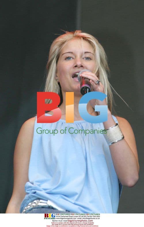 Singer from POP at KC Stadium