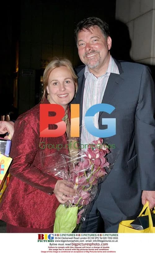 Jonathan Frakes and Genie Francis Spotted in London